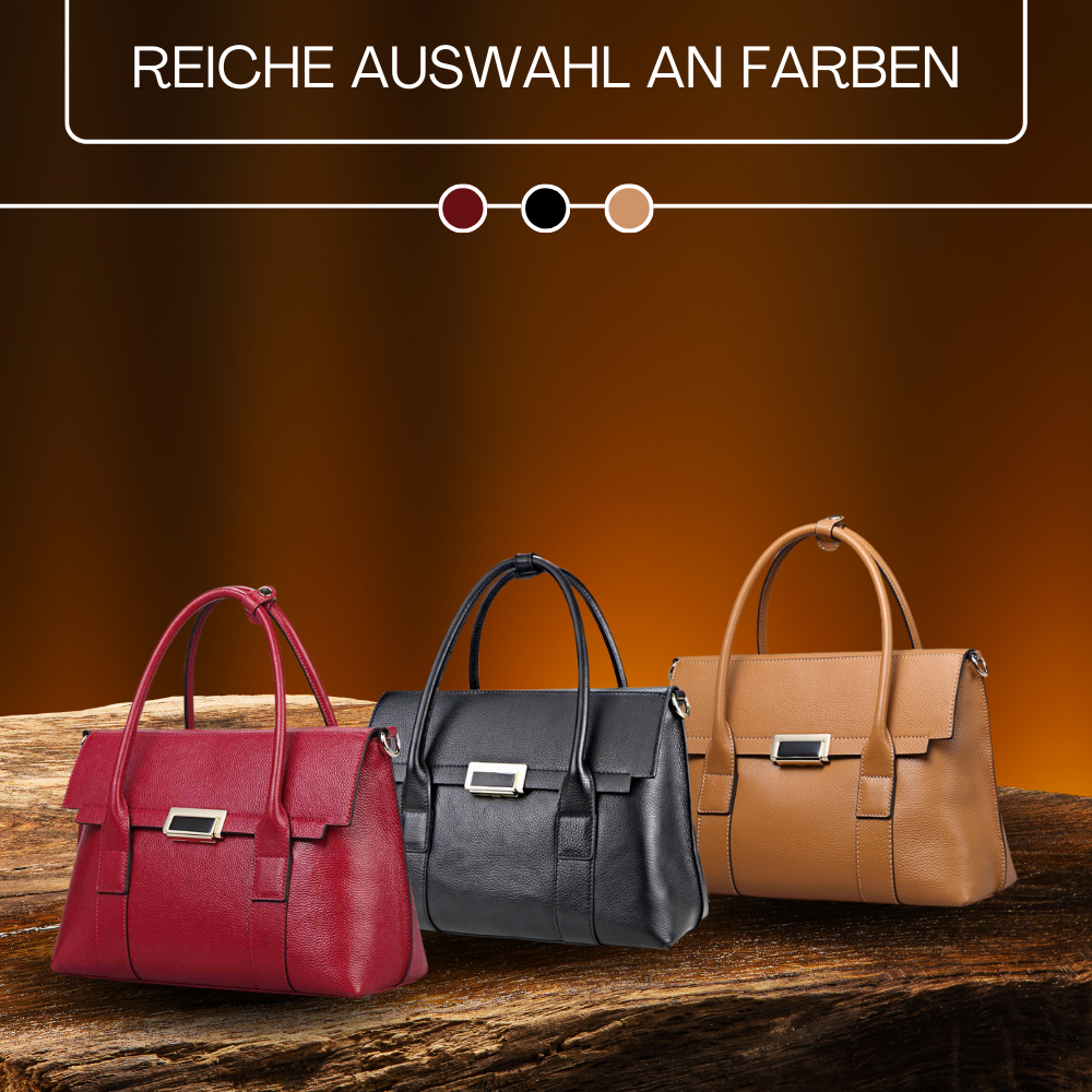 BERK | Echtes Leder Schloss Schnalle Tasche