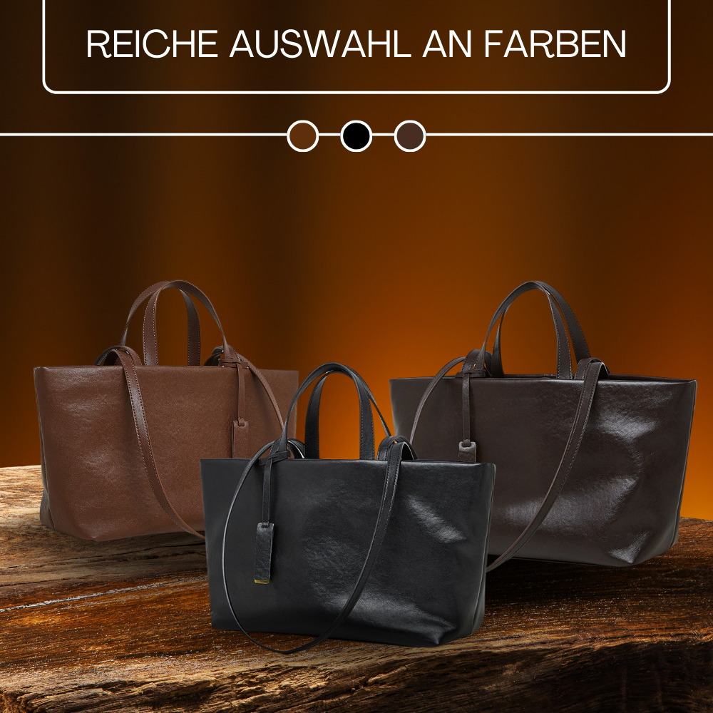 BERK | Tote Tasche aus weichem Leder mit großem Fassungsvermögen