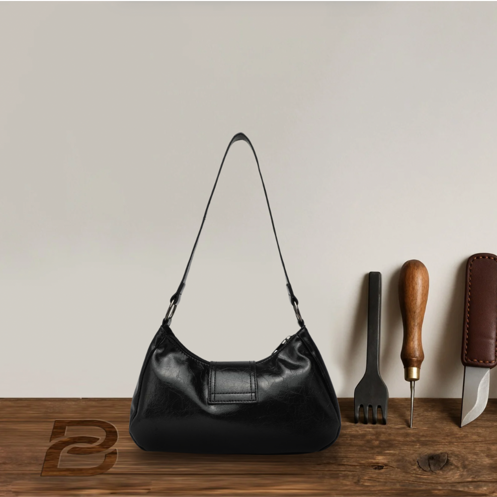 BERK | Retro Leder Umhängetasche