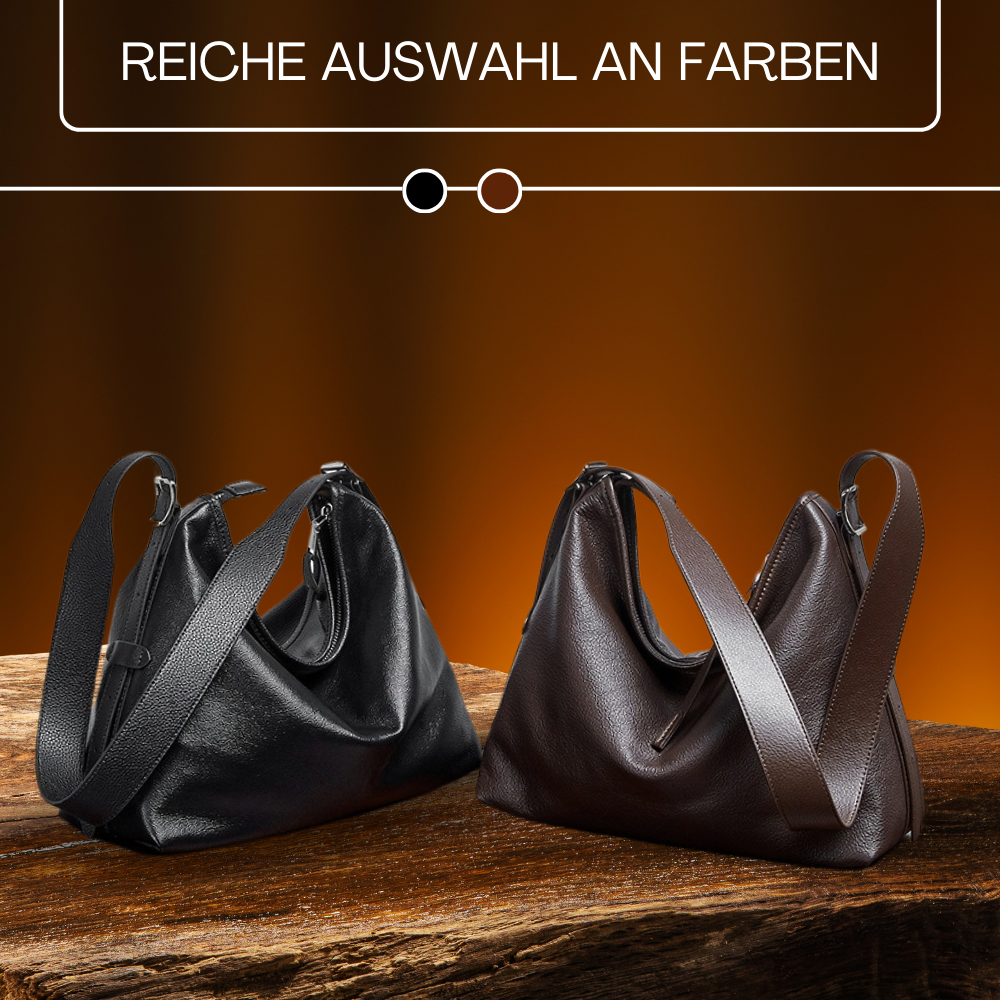 BERK | Echtes Leder Lazy Tote Umhängetasche