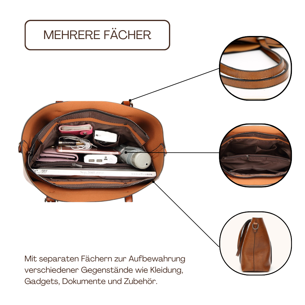 BERK | Luxus Lederhandtasche