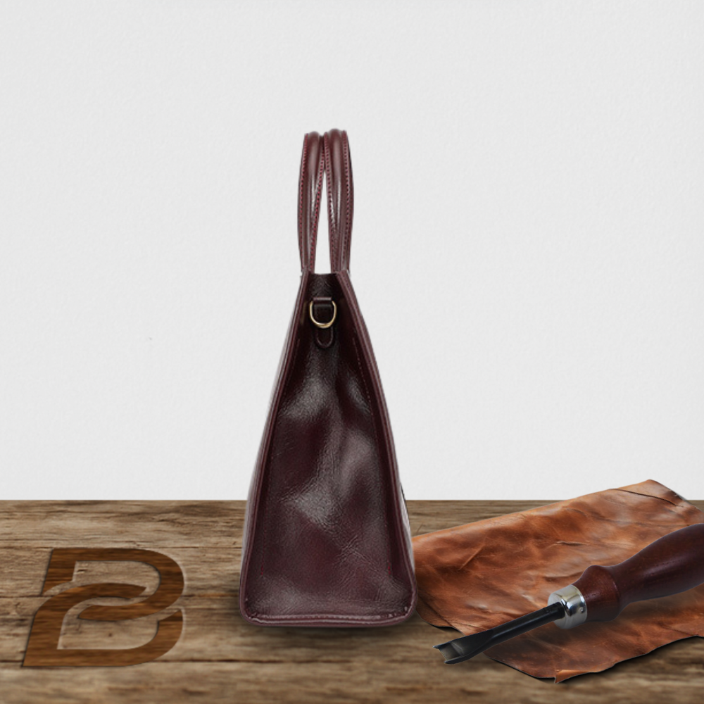 BERK | Klassische Leder-Tasche mit Top-Griff