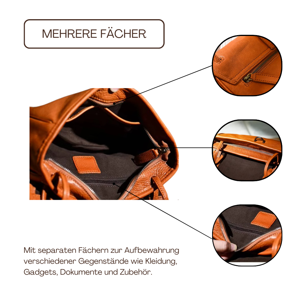 BERK | Minimalistische Leder-Umhängetasche
