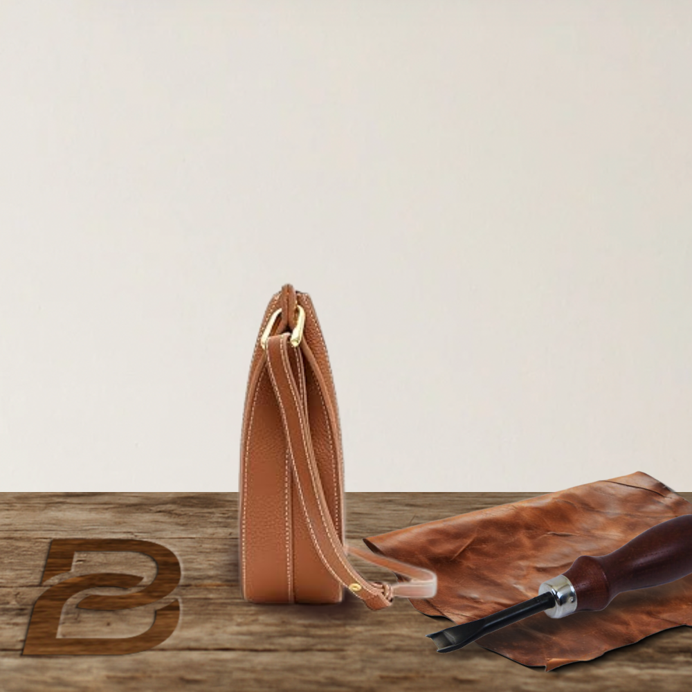BERK | Crossbody aus weichem, gemustertem Leder