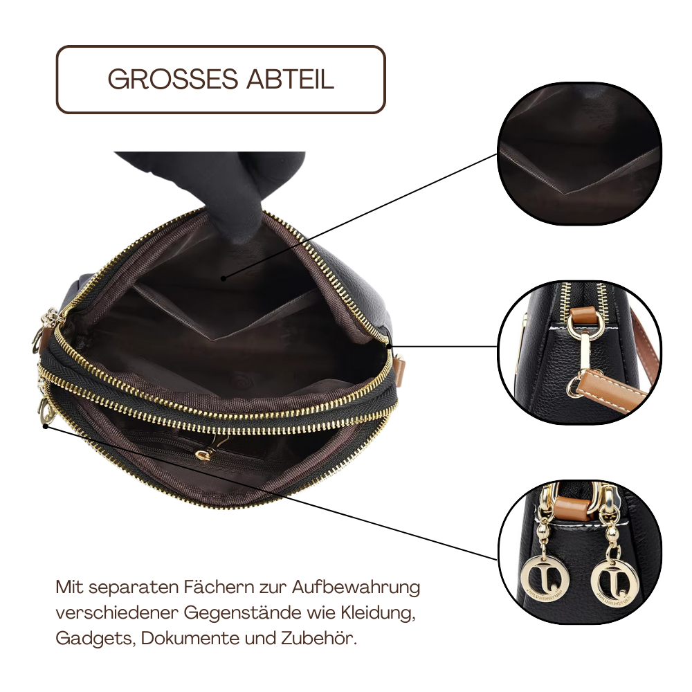 BERK | Premium Leder Sling Geldbörse
