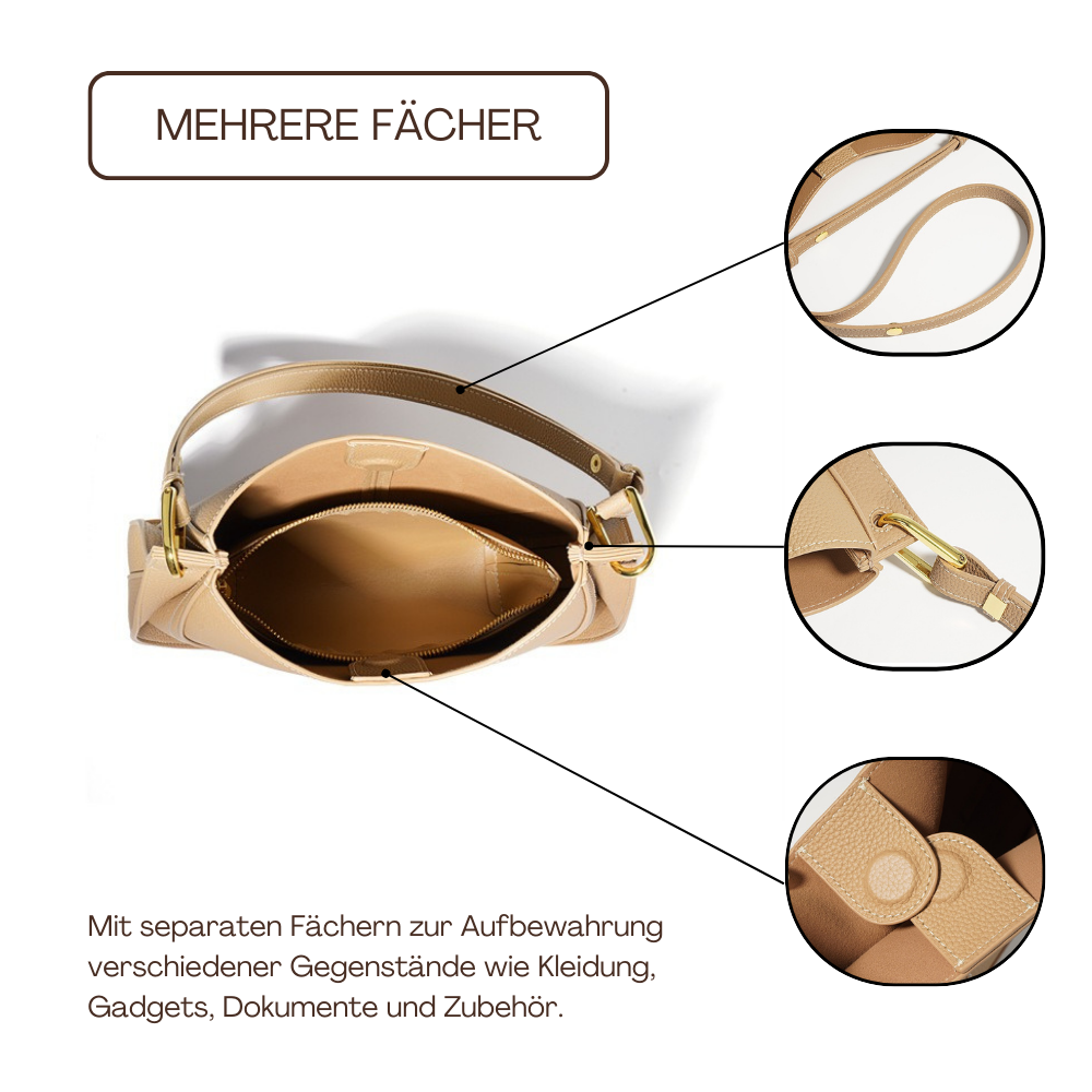 BERK | Crossbody aus weichem, gemustertem Leder