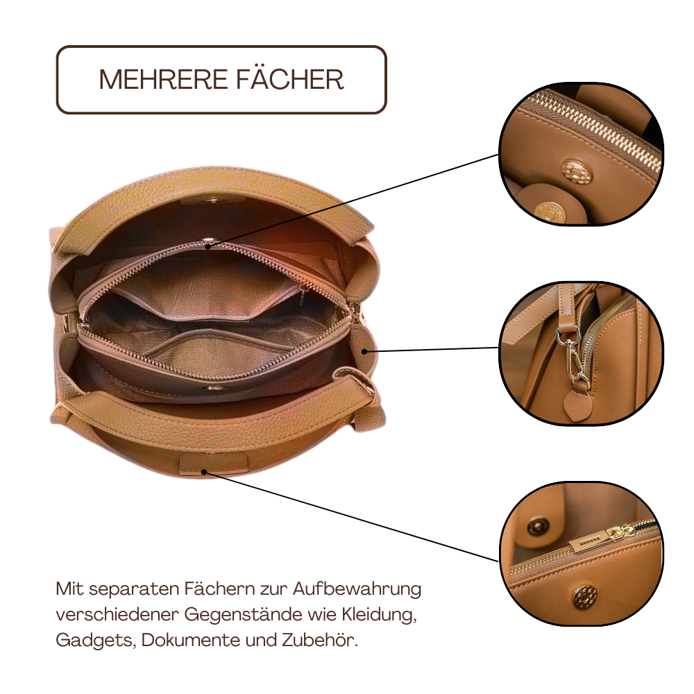 BERK | Top Handle Leder Satchel