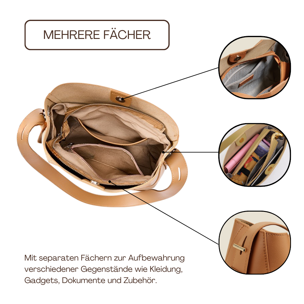 BERK | Soft Slouchy Leder Umhängetasche