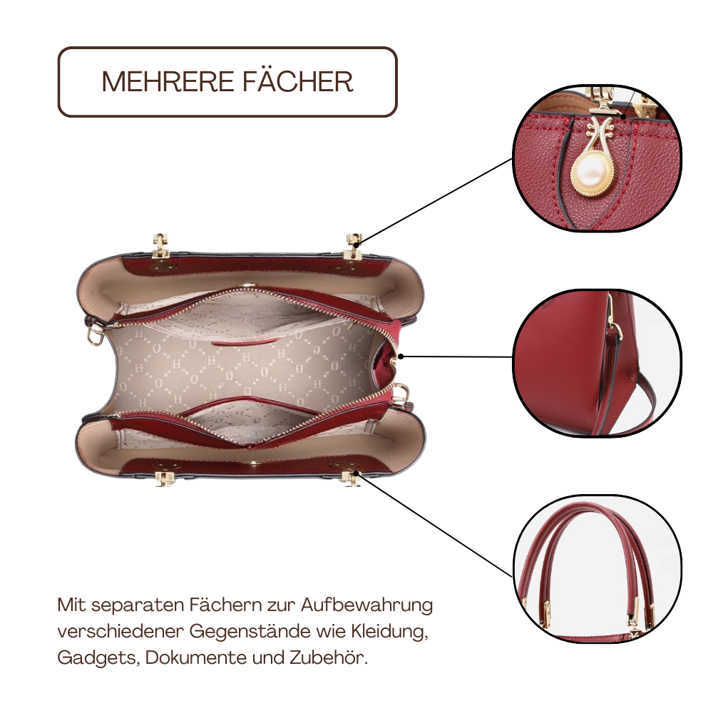 BERK | Elegante Vintage-Handtasche aus Leder