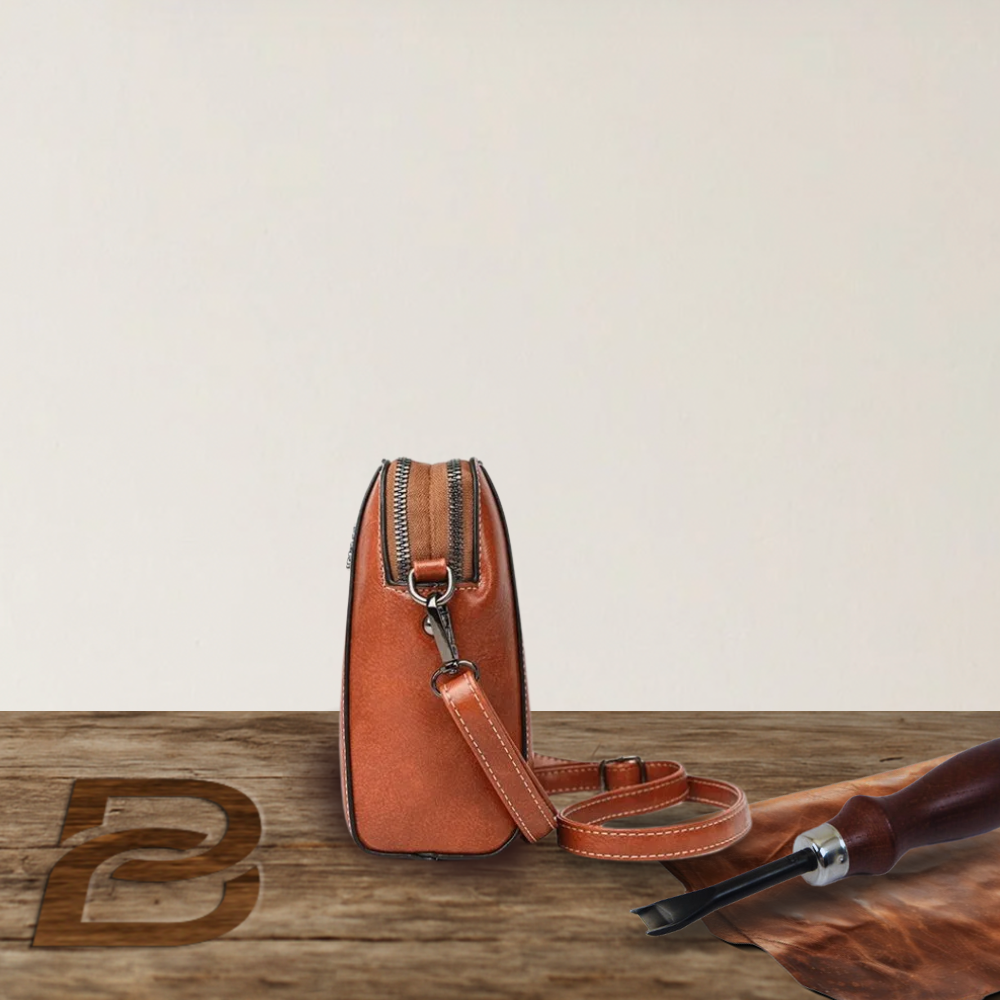 BERK | Klassische Leder-Crossbody-Tasche