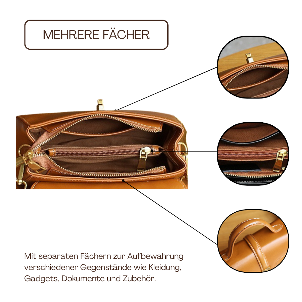 BERK | Premium Vintage Leder Sling Geldbörse