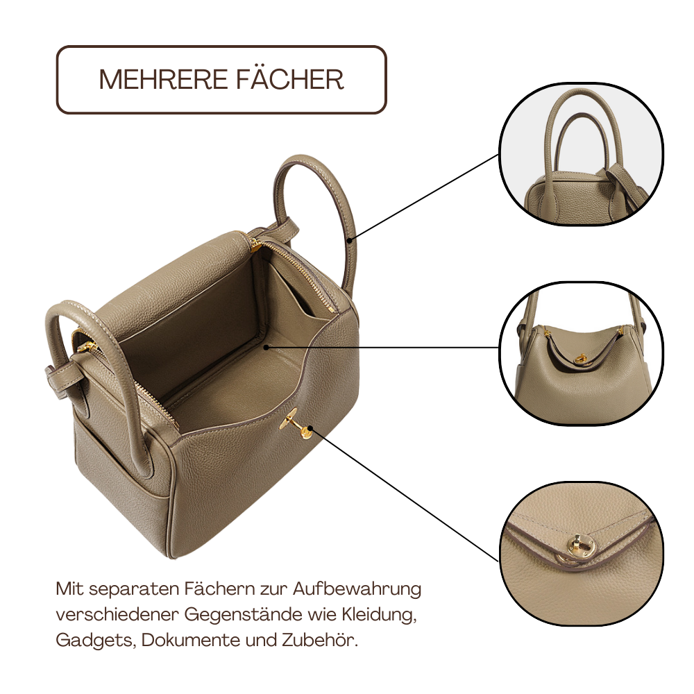 BERK | Top Handle Classic Shape Ledertasche