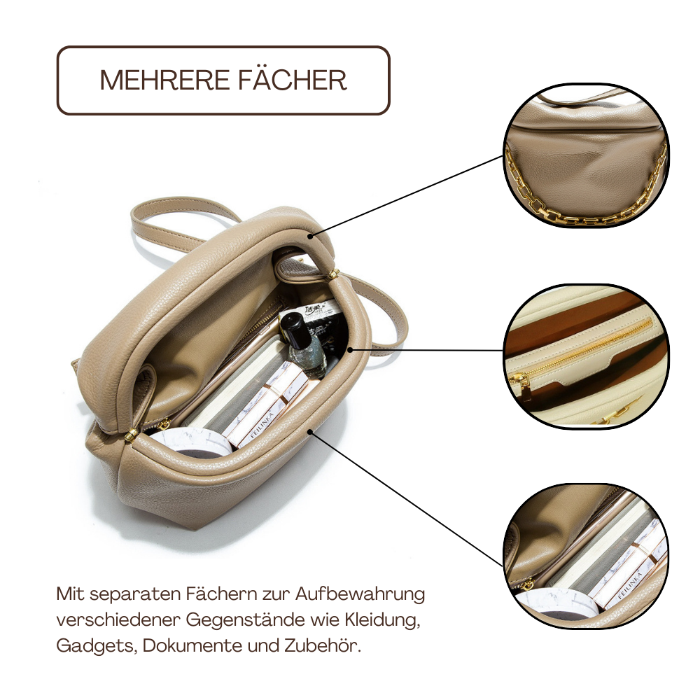 BERK | Elegante Umhängetasche mit Kette