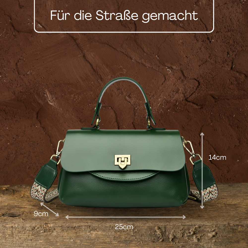 BERK | Vintage Umschlag Leder Umhängetasche