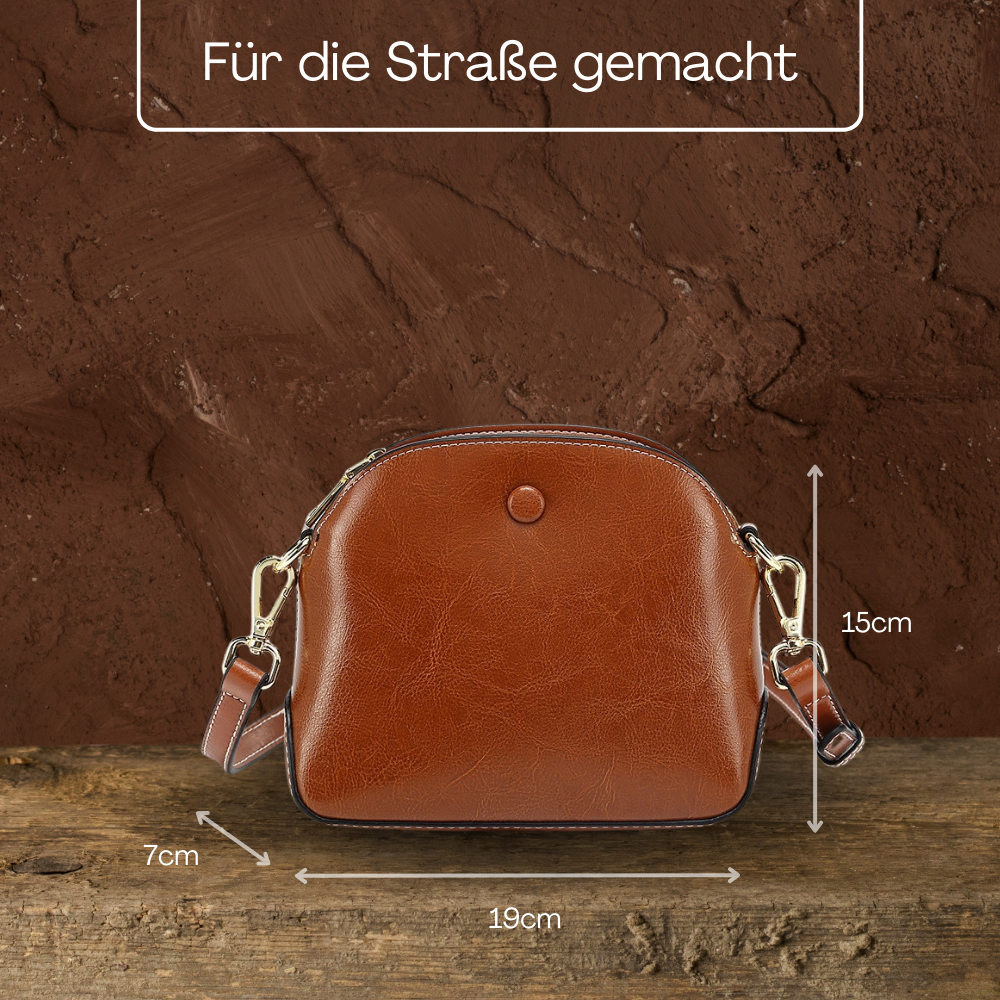 BERK | Strukturierte Mini-Lederumhängetasche