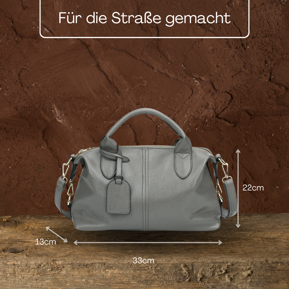 BERK | Weiche Narbung Elegante Ledertasche