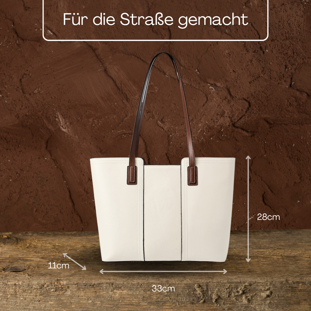 BERK | Shopper Ledertasche mit großem Fassungsvermögen