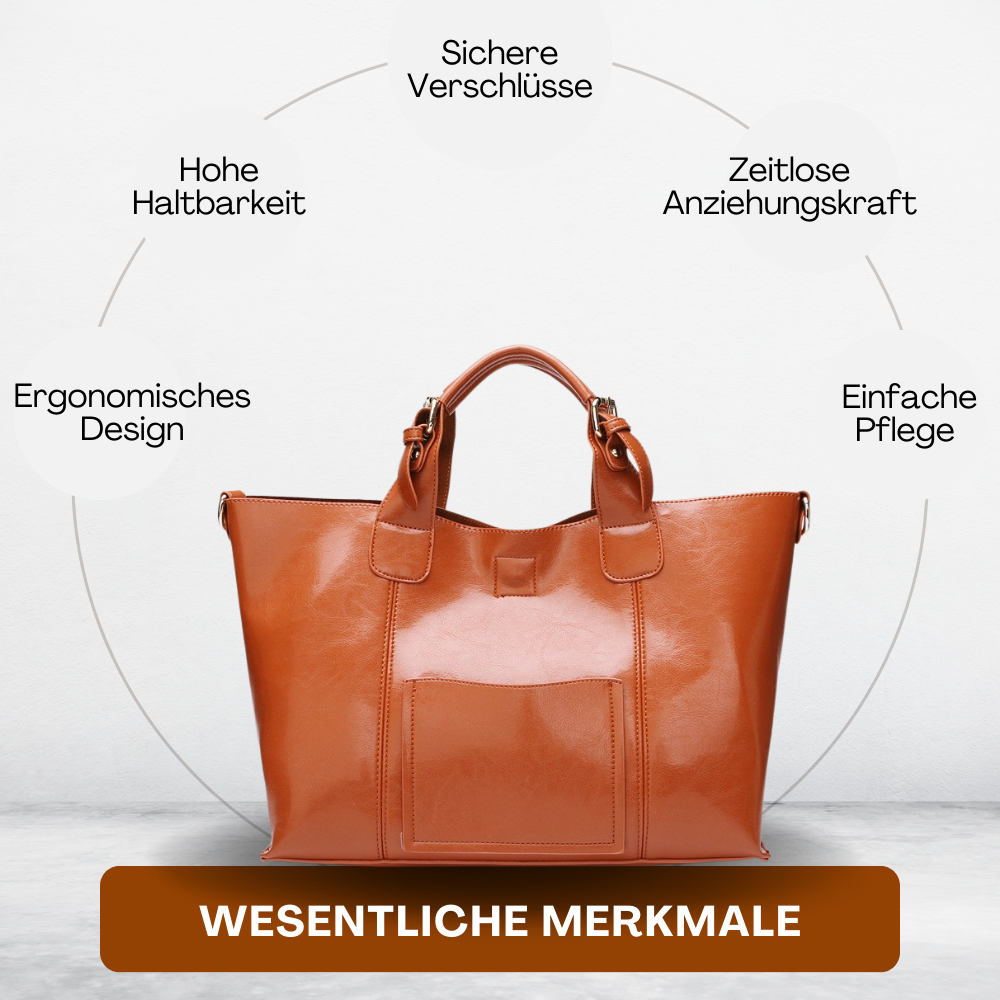 BERK | Klassische glatte Oberfläche Große Kapazität Tragetasche