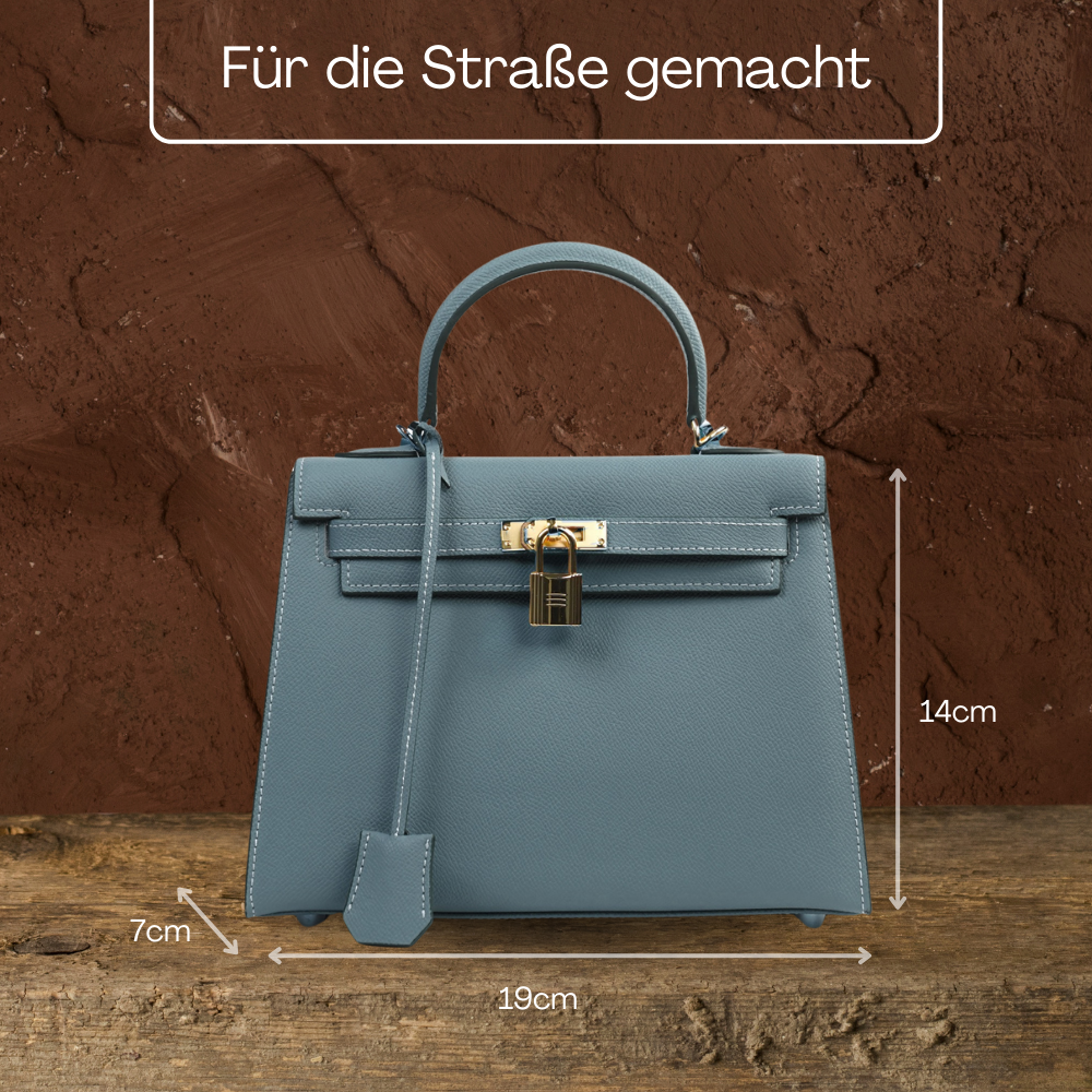 BERK | Elegante Lederhandtasche mit Seitenriemen