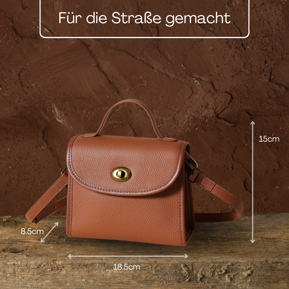 BERK | Strukturierte kompakte Mini-Crossbody-Tasche