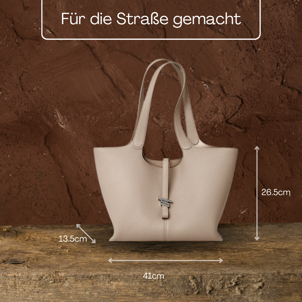 BERK | Elegante moderne Lederhandtasche