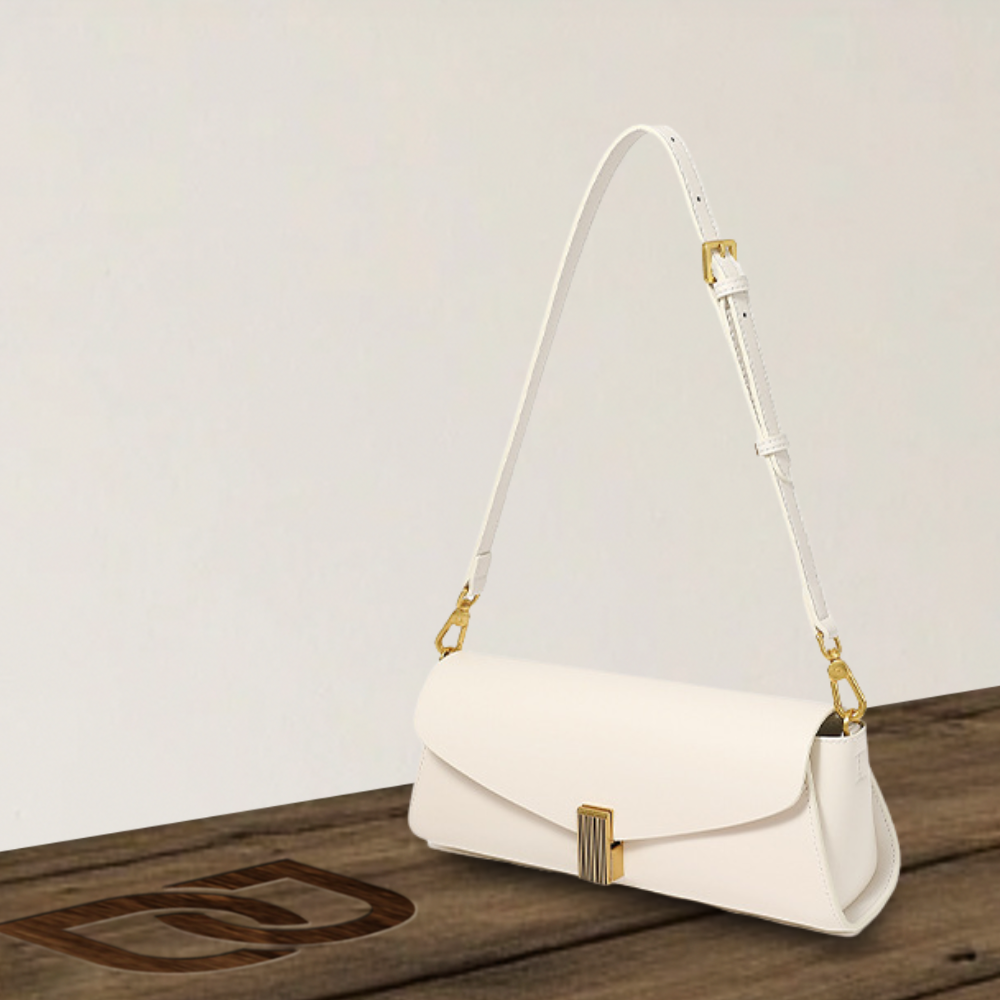 BERK | Schlanke elegante Baguette aus echtem Leder