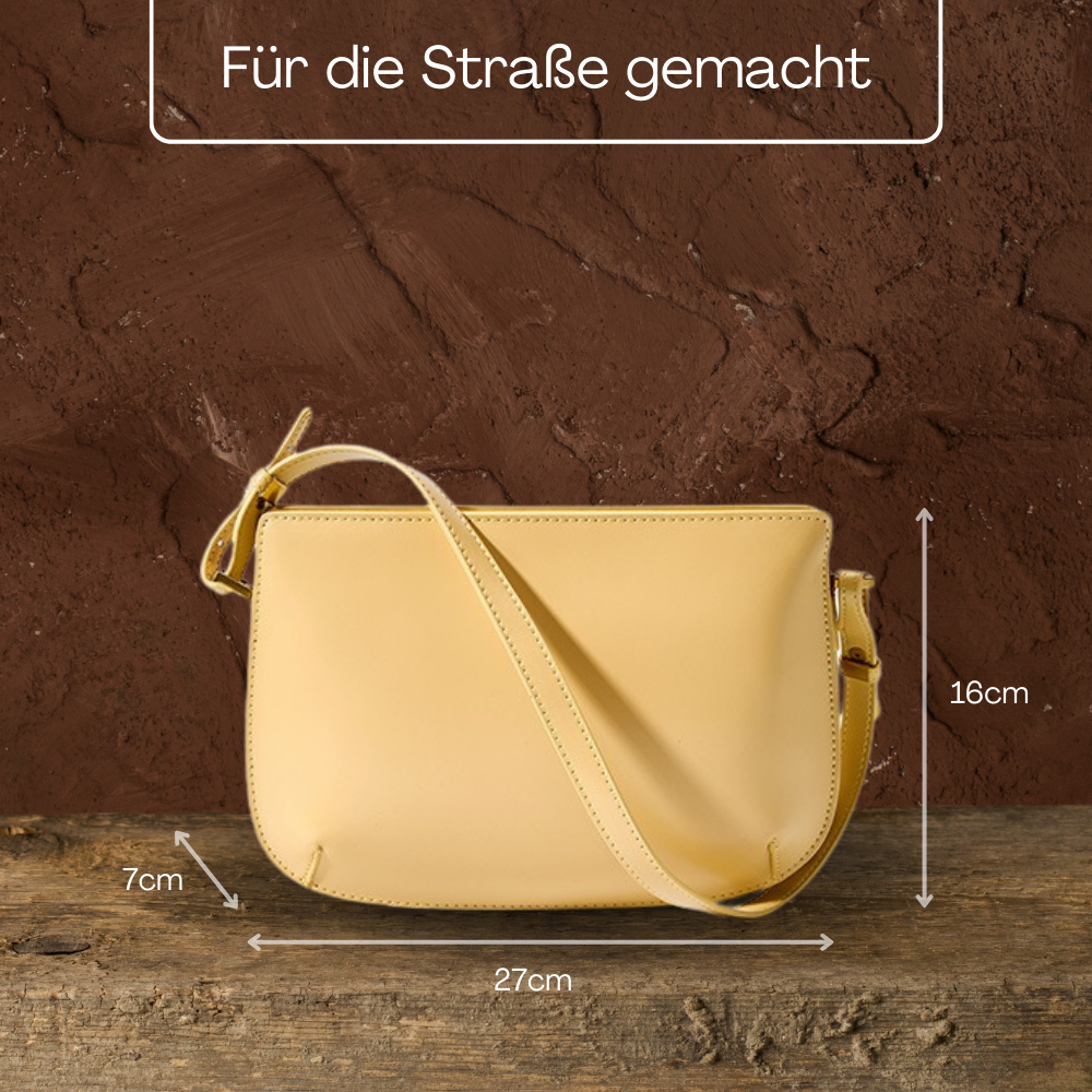 BERK | Minimalistische Ledertasche mit glatter Oberfläche