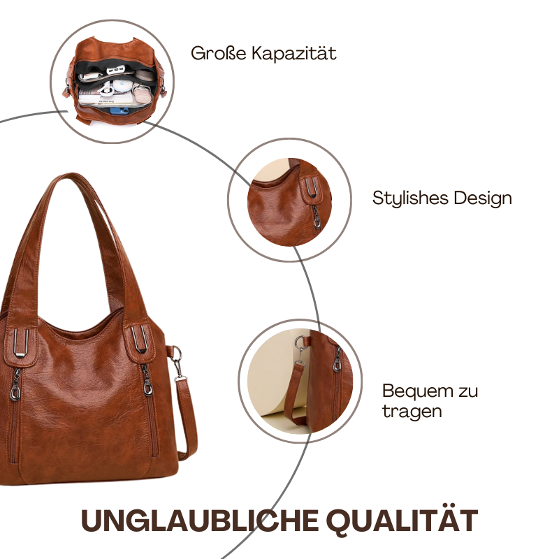 BERK | Retro Tote Umhängetasche