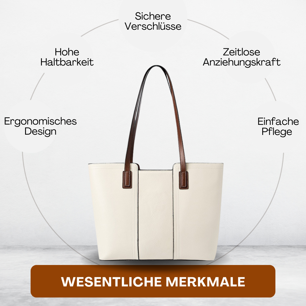 BERK | Shopper Ledertasche mit großem Fassungsvermögen