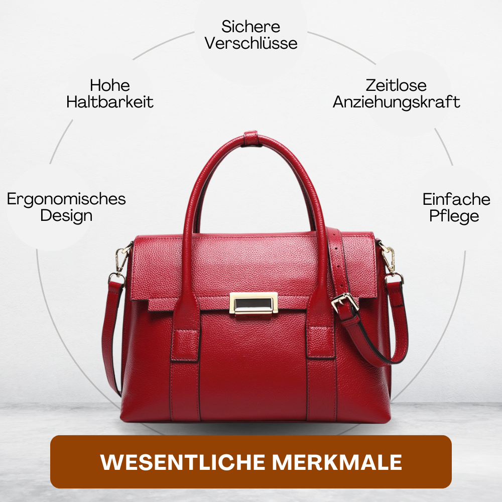 BERK | Echtes Leder Schloss Schnalle Tasche