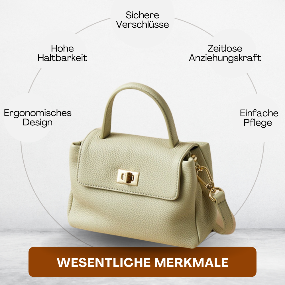 BERK | Mini Luxe Top Handle Ledertasche