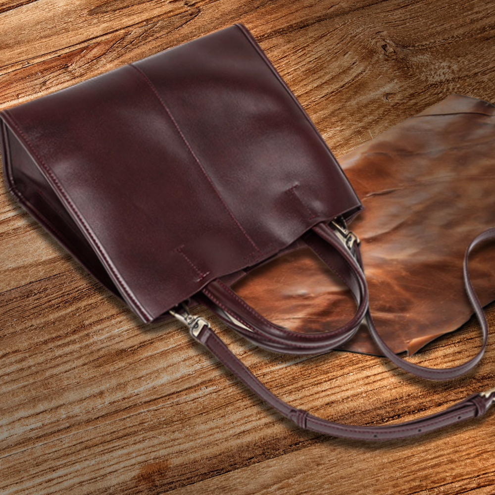 BERK | Klassische Leder-Tasche mit Top-Griff