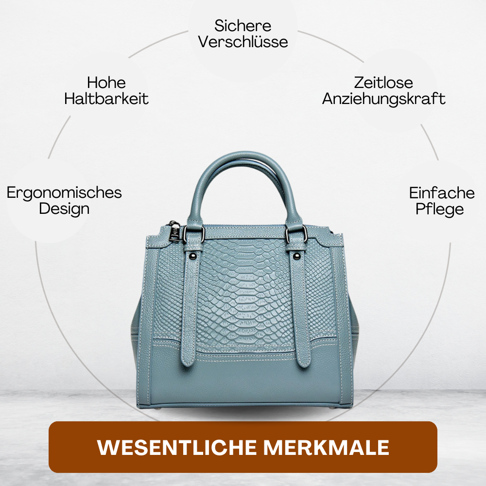 BERK | Elegante Tasche aus strukturiertem Leder