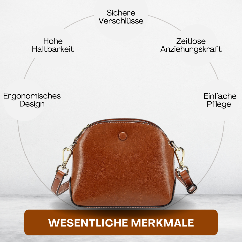 BERK | Strukturierte Mini-Lederumhängetasche