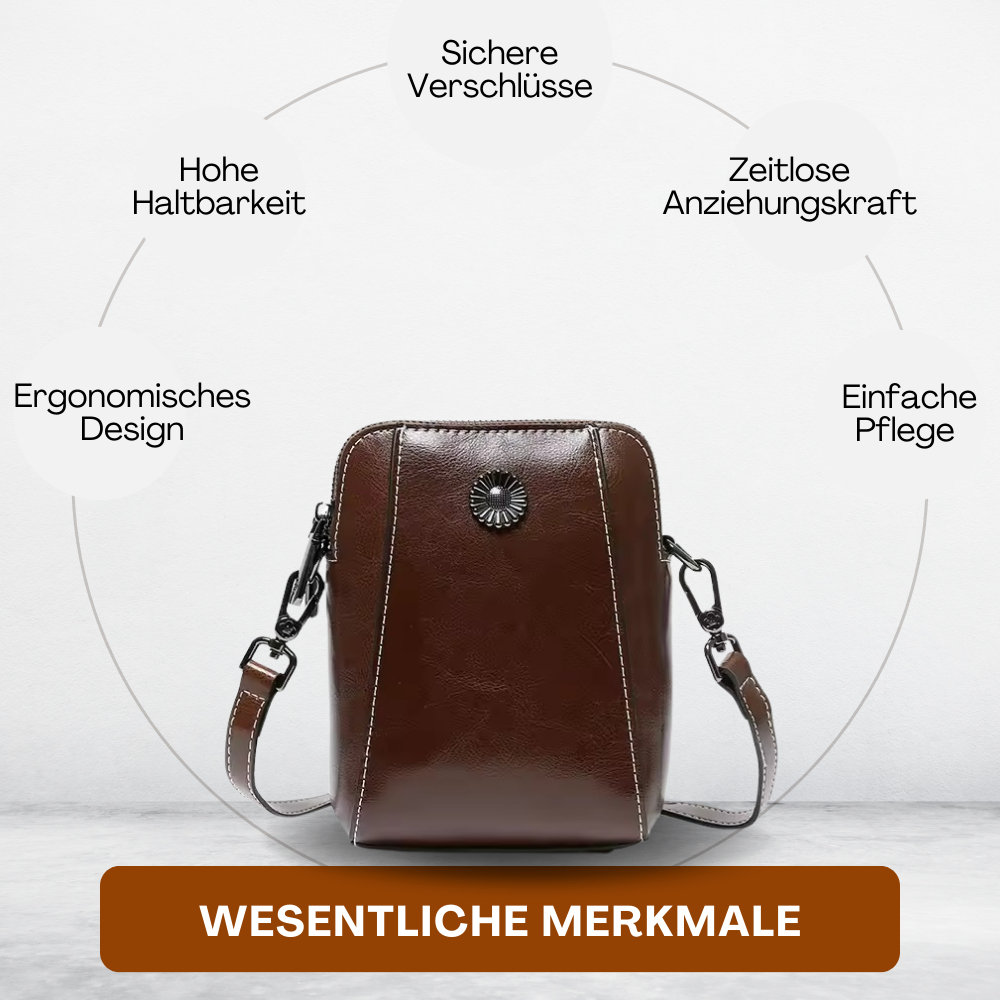 BERK | Klassische Leder-Crossbody-Tasche