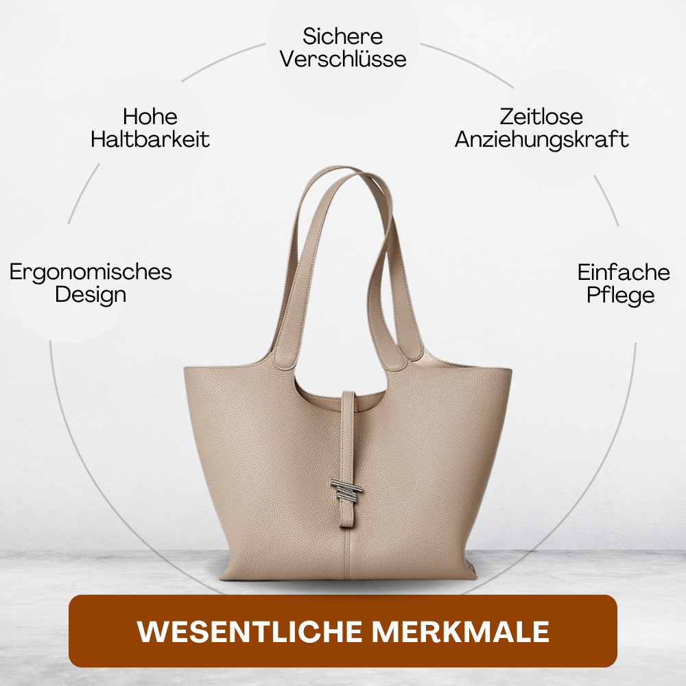 BERK | Elegante moderne Lederhandtasche