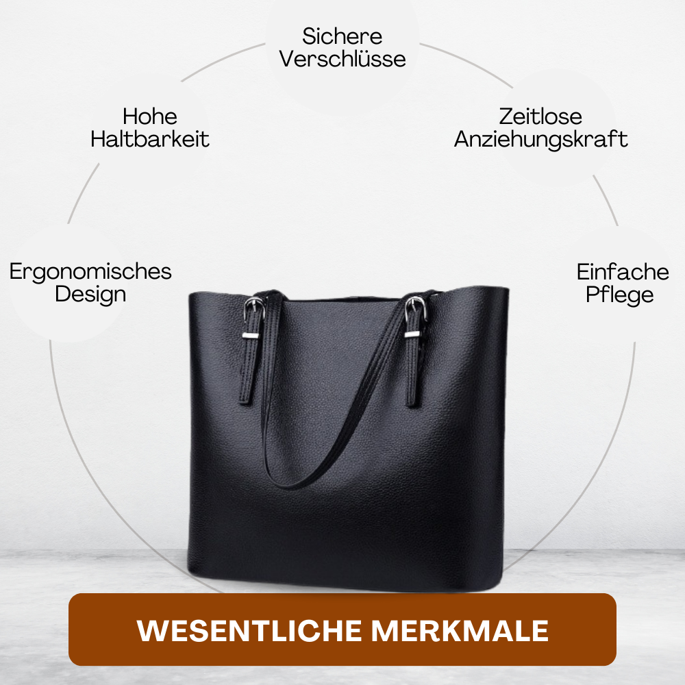 BERK | Klassische und elegante Tote Bag aus Leder