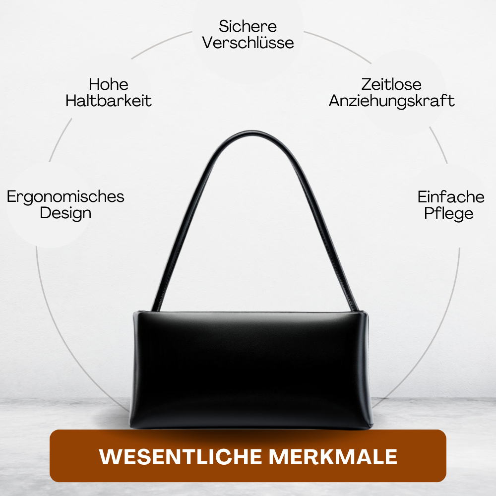 BERK | Minimalistische Chic Leder-Umhängetasche