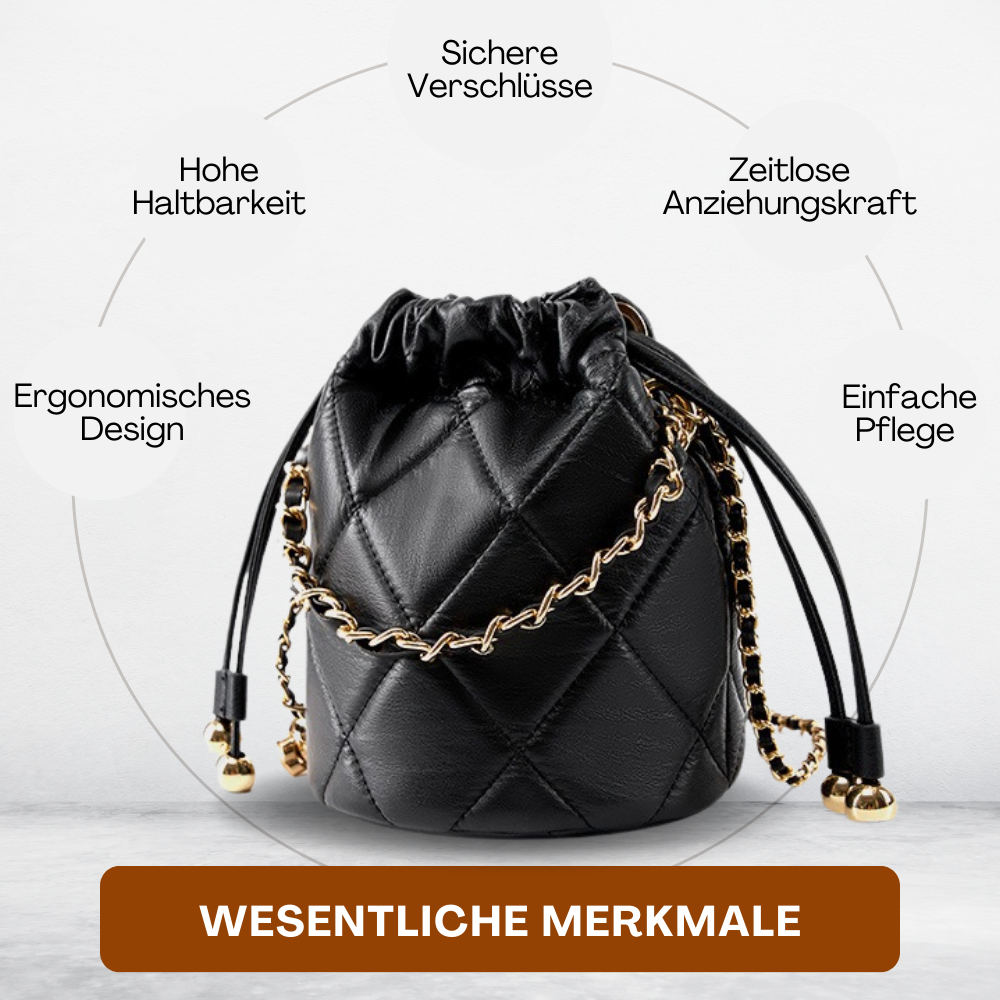 BERK | Drawstring Chain Lederrucksack