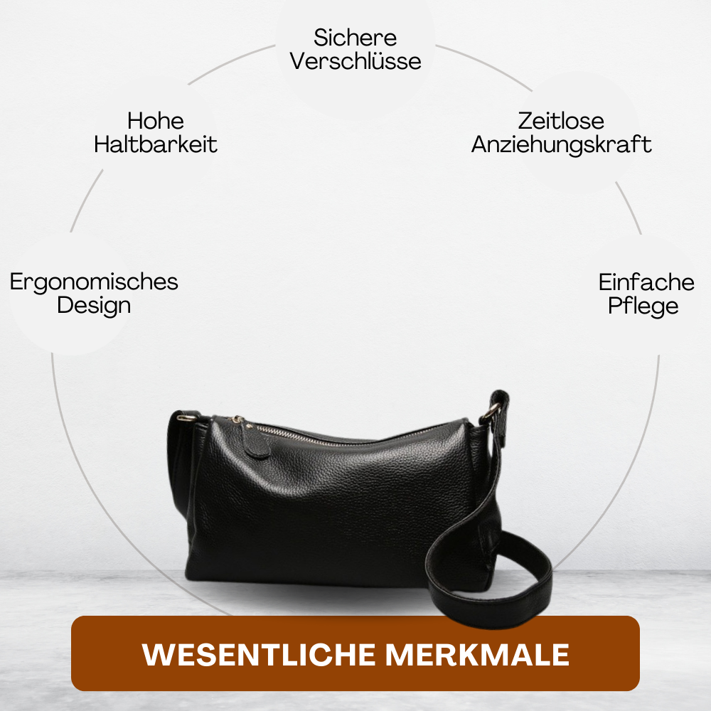BERK | Simply Chic Leder Zwei-Wege-Tasche