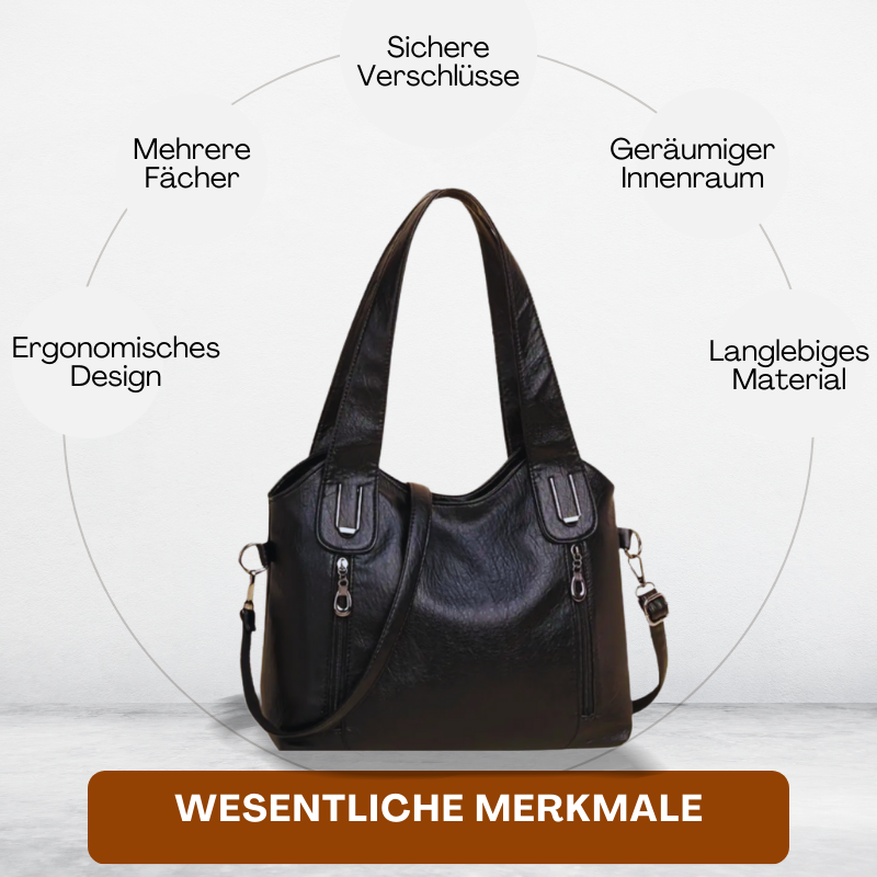 BERK | Retro Tote Umhängetasche