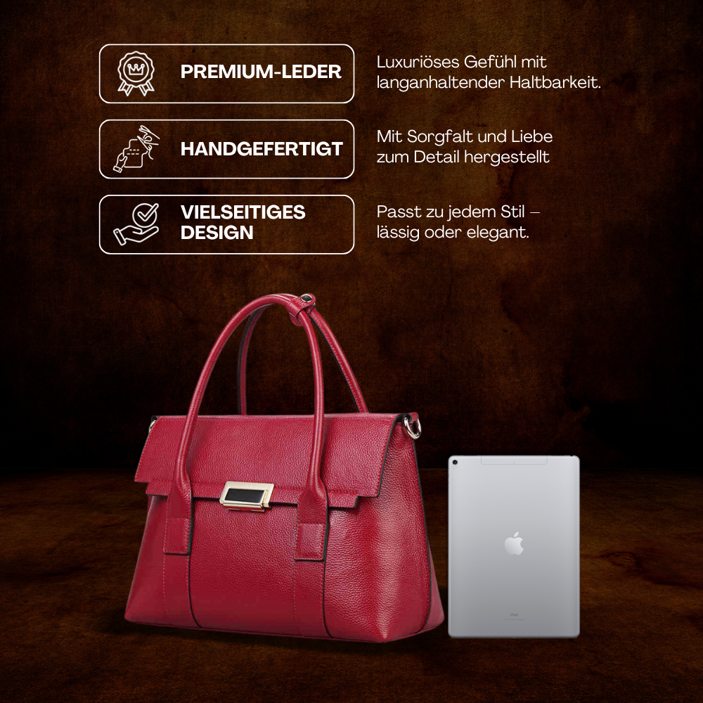 BERK | Echtes Leder Schloss Schnalle Tasche