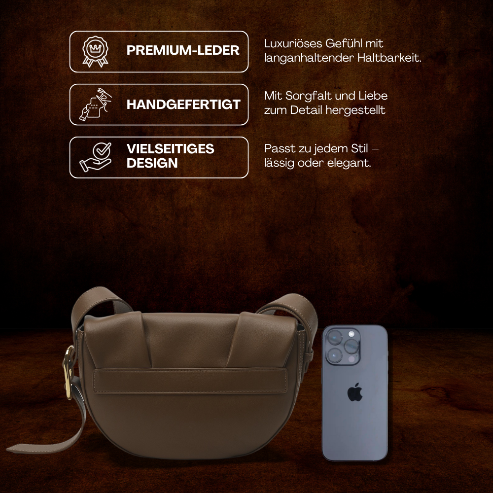 BERK | Raffinierte Tasche aus weichem, genarbtem Leder