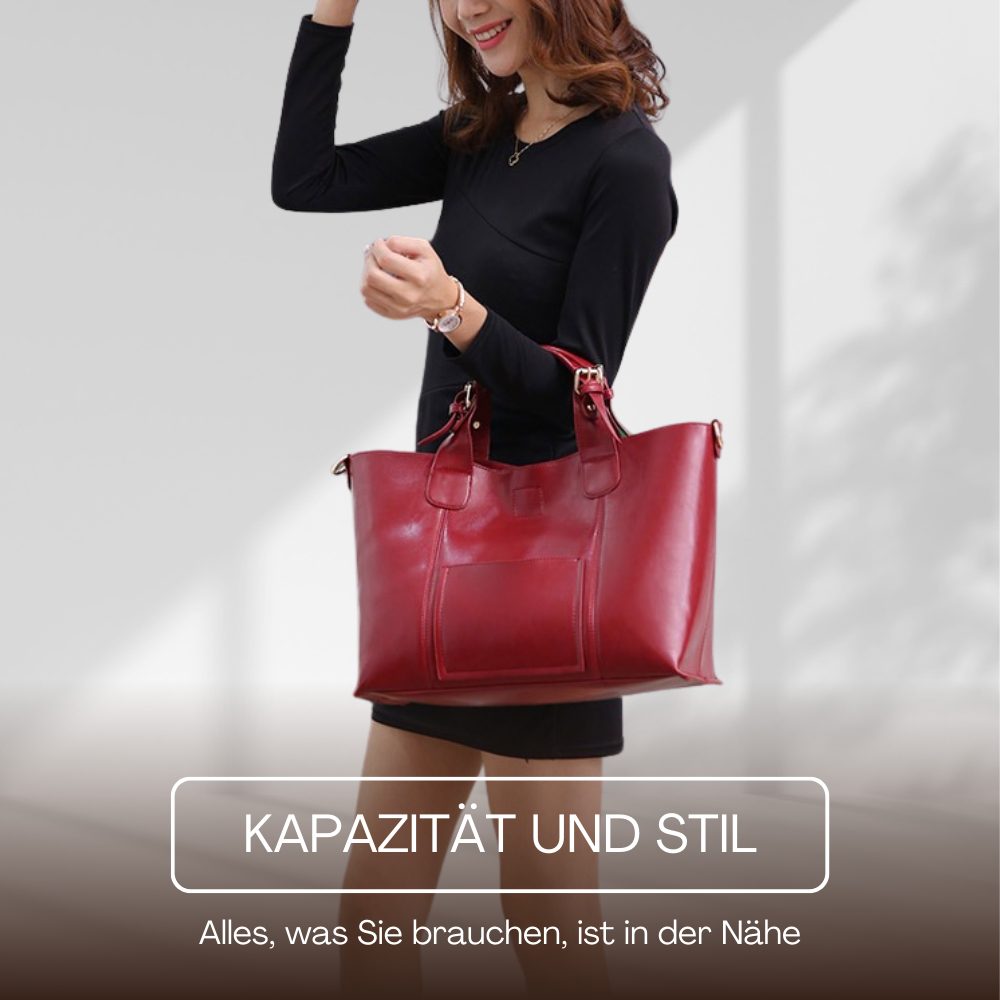 BERK | Klassische glatte Oberfläche Große Kapazität Tragetasche