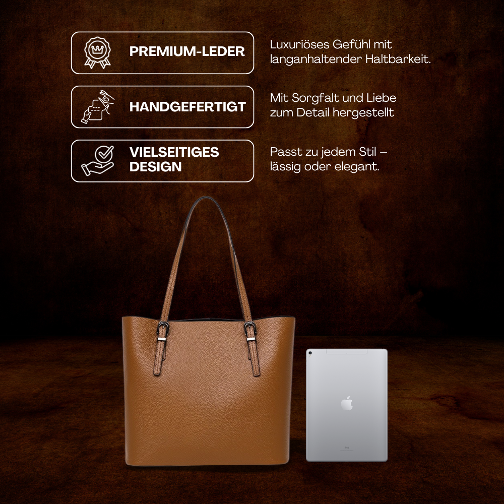 BERK | Klassische und elegante Tote Bag aus Leder