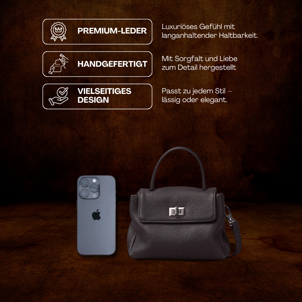 BERK | Mini Luxe Top Handle Ledertasche