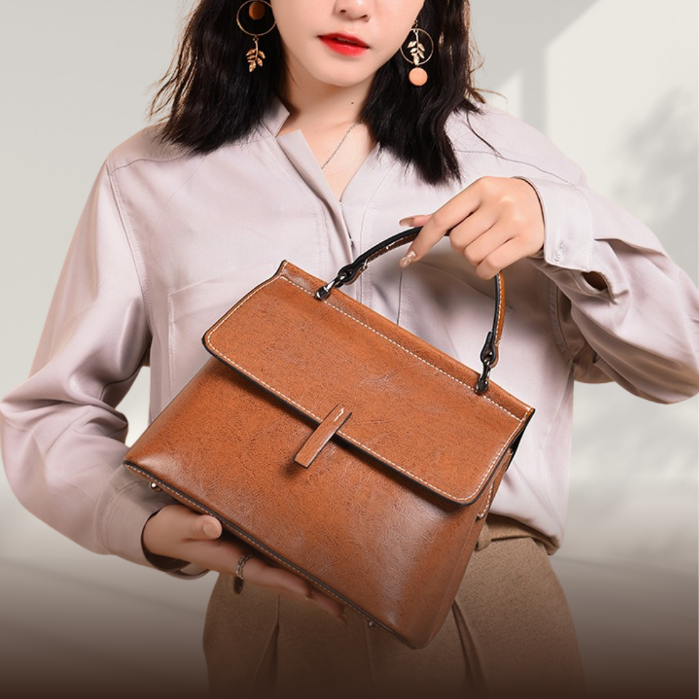 BERK | Eleganter Schulranzen aus Glattleder