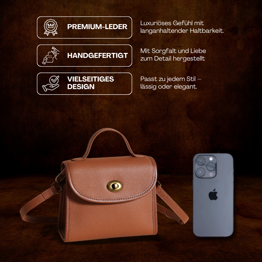 BERK | Strukturierte kompakte Mini-Crossbody-Tasche