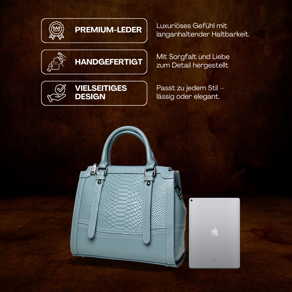 BERK | Elegante Tasche aus strukturiertem Leder