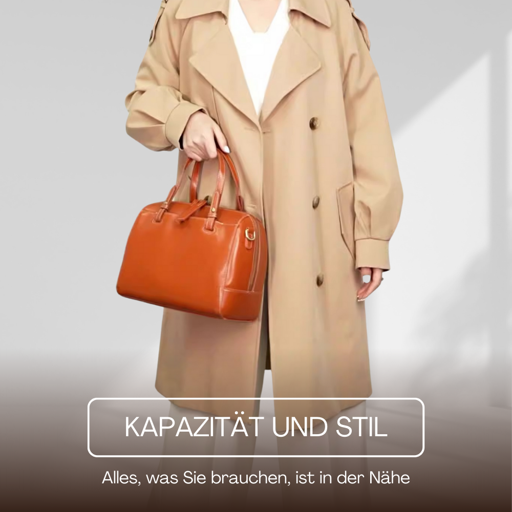 BERK | Klassischer Messenger Leder Schulranzen